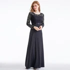New Fashionable long dress women beautiful full dress polyester robe for female islamic clothing parent-child clothing