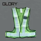 Glory mesh safety vest with hi vis reflective tape