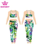 Contrast Color Stitching Outfits Fitness Workout Clothes For Women Yoga Gym Apparel Wear