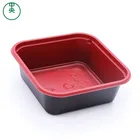 Red China Disposable Snack Cute Packaging Box food grade soup bowl popular packing bowl