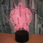 Night Light Illusion Led Lamp New Design Tortoise 3D Illusion Vision Night Light Led Table Lamp