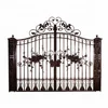 Hand-forged Simple Main Iron Front Gate Design For Hotel and Garden