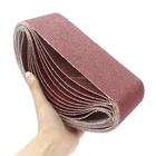 Coated abrasive sanding belt for metal