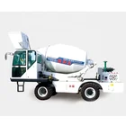 LUZUN 4.0cbm Self-Loading Mixer Cement Building material vehicle mixer/Cheap concrete mixer