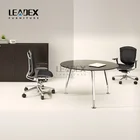 Professional CAD Planning Office Glass Conference Table Specifications