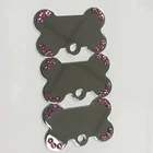 New Design Logo Stainless Steel Pet Custom Dog Tag With Crystal