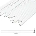 Wholesale Paper Straws Clear White For Dinosaur Birthday Party 10000pcs Free Shipping