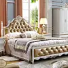 Caledonian Victorian Inspired Antique Brown Poster Canopy Bed Luxury Bedroom Set
