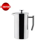 Stainless steel coffee pot french press coffee press coffee maker