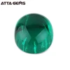 Synthetic 8x10mm Green Emerald Stone Colombia Gemstone Cabochon Emerald Colombian