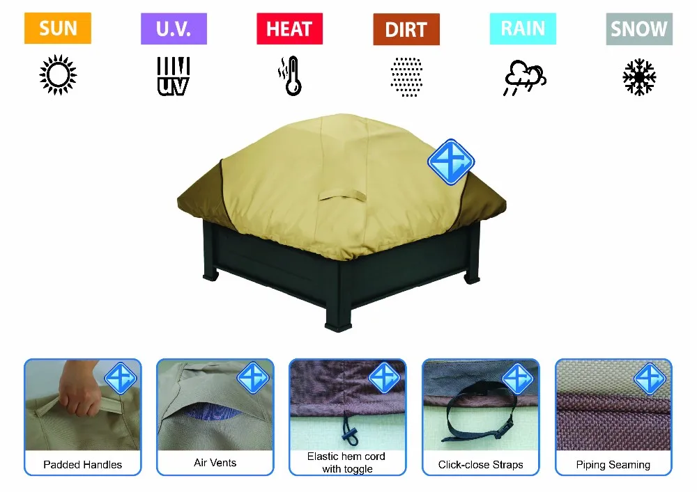 2016 popular products fire pit snuffer cover