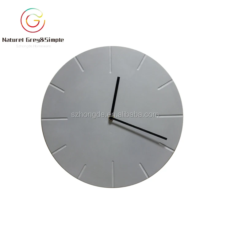 Handmade Concrete 12 inches Hanging Genuine Cement Wall Clock