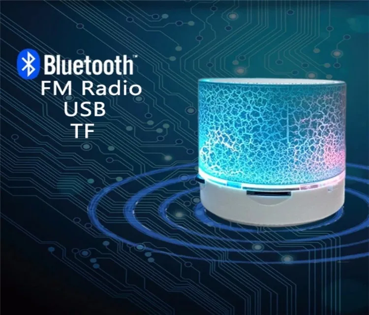 Wholesale LED Mini S10 Speakers Portable Wireless speaker bluetooth speaker - ANKUX.COM