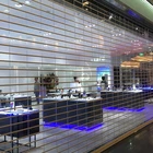 Easy to install 24 Hours Display Transparent Electric Roller Shutter Door