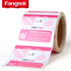 Adhesive waterproof labels and stickers,custom cosmetics label sticker printing with free sample
