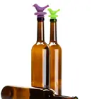 Wine Stopper Cork Bottle Plug Bird Design Silicone Sealed Bottle Stopper