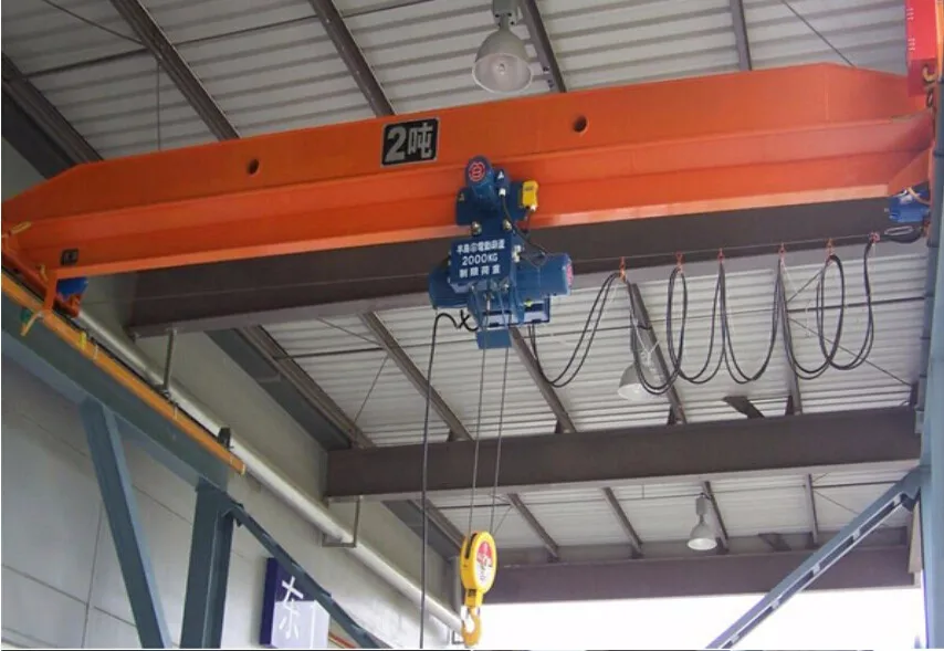 Convenient Using Electric Hoist Mobile Hook Lifting Overhead Bridge Crane Specification