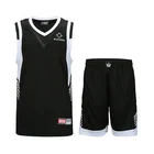 basketball uniform set college jerseys basketball designer black and white