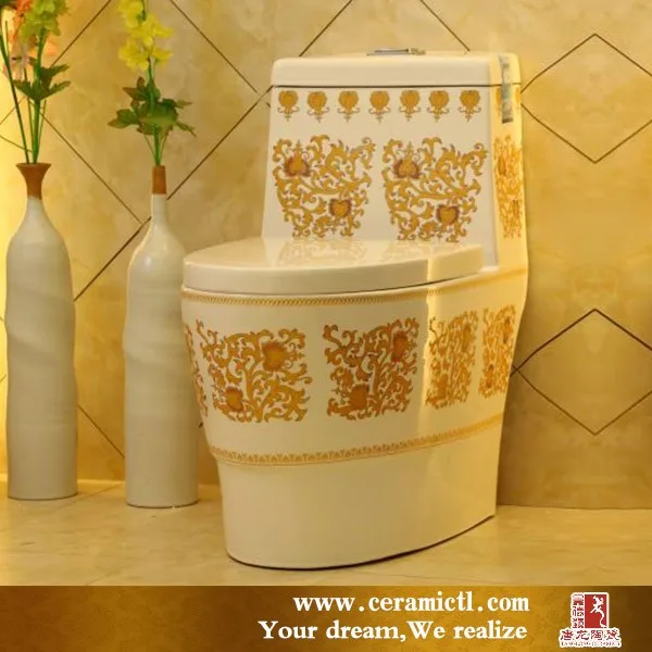 Luxury Hotel Single Piece Toilet Gold Toilet Bowl Buy Gold Toilet Bowl,Toilet Gold,Toilet Bowl
