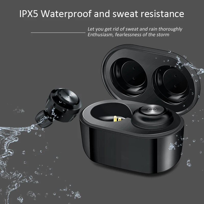 2019 Best Selling TWS A6 Bluetooth 5.0 Headset Hifi Stereo Wireless Earphone With Charging Case - ANKUX.COM