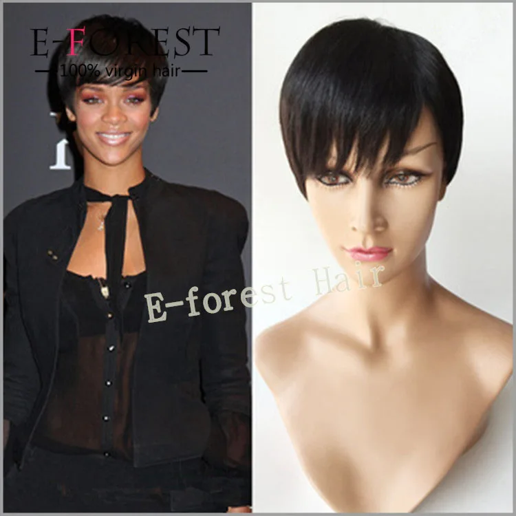 Wigs Glueless Indian Hair Cut Short Bob Style Wigs For Black Women ... Wigs Glueless Indian Hair Cut Short Bob Style Wigs For Black Women ...