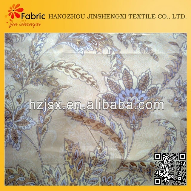 Cheap luxuly decoration pretty bedding print cotton gauze fabric