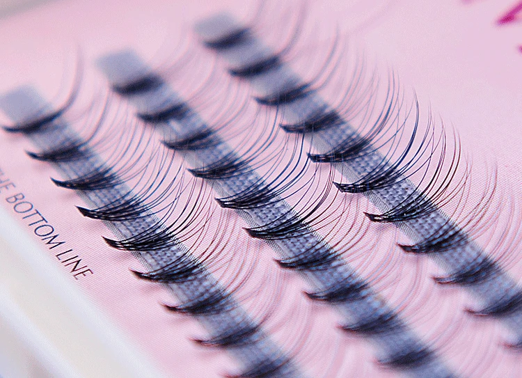 Professional grafting single cluster 10 supernatural dense false eyelashes