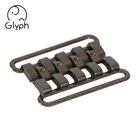 Custom gunmetal 57mm front closure buckle 2'' interlocking clasp belt buckle