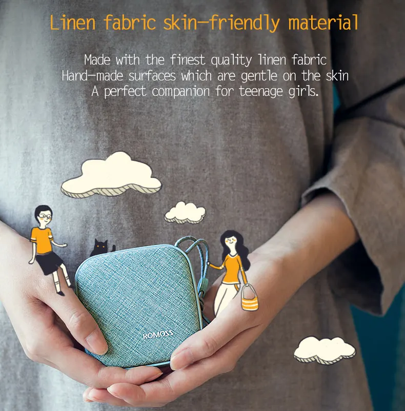 Romoss mini power bank 10000mah mini Portable Charger power bank - ANKUX.COM