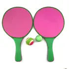 Multi-purpose adult beach rackets and beach spinning balls