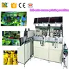 mechanical drive 2 color full automatic bottle uv screen printing machine