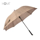 Comfortable Rubber Coated Fashion Design Handle Auto Open Straight Umbrella
