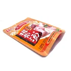 250g black FOOD PACKING plastic BAGS with print