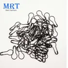 Gold black calabash stainless steel safety pin, manufacturer safety pin brooch, children bulb locking metal safety pin
