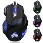 New Fashion optical wired Mouse 5500 DPI Optical Gaming computer USB mouse