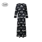 JM-25G New design low price baby velvet fabric Arab women home casual dress women Wear