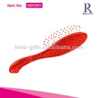 New hot selling crystal rhinestone gifts hair brush comb