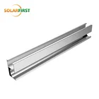 Solar Panel Ground Mounted Rack System Aluminum Rail