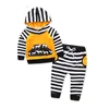 Explosion models fall deer boys clothing long-sleeved sweater striped cotton pants autumn baby two sets suits
