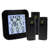 Temperature and Humidity measurement with 3 Indoor/ Outdoor Wireless Sensors Weather Station Thermometer and Hygrometer