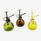 200ml fancy garden plant flower watering pumpkin shape glass mist sprayer bottle with pump dispenser