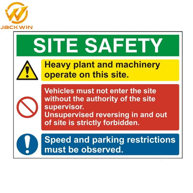 safety construction signs