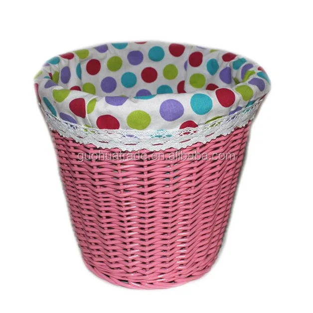 blue color willow handwoven baskets home storage basket sale
