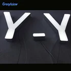 Custom 3d logo letter sign acrylic led channel letter for shop