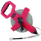 30m 50m 100 meters Black ABS Case Large Fiberglass Measuring Tape Measure Waterproof Measuring Tools