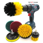 Drill Brush & Scrub Attachment Cleaning Kit (6pcs/set)