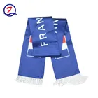 Sports used acrylic national team scarfs