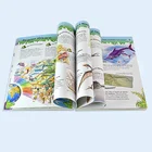 Cheap guangzhou paper english magazine CMYK printing is land magazine