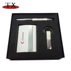 Hot Sell Key Chain Card Holder Pen Gift Set / gift items / gift premium