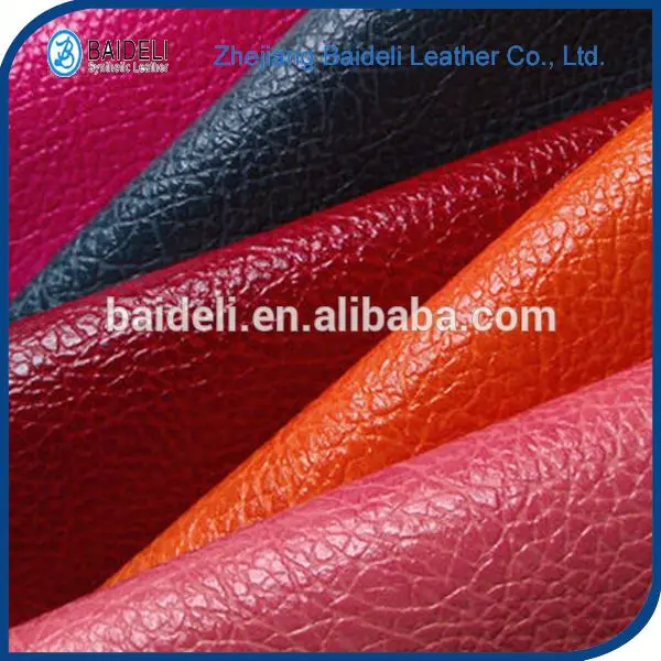 Textiles Leather Products Pvc Faux Leather